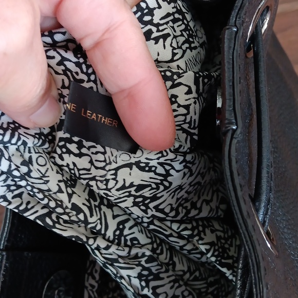 Rebecca minkoff black leather lexi bucket bag purse - Picture 9 of 12